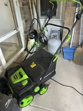 Garden Mark Sweeper Pro Artificial Grass Power Brush & Cleaner W/50 Ft Cord.