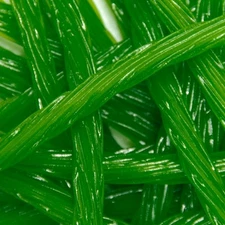 Green Apple Licorice Twists, 4, 1 lb bags (4 lbs) ~ Made In USA ~ FREE SHIPPING