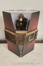 Star Wars X CHEWBACCA Barbie PLATINUM Doll Mattel GMM96 w/Shipping Box Rare