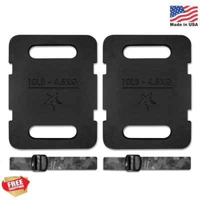Yes4All Attachable Rucking Weight for Backpack, Cast Iron Training Weight Plate