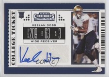 2019 Panini Contenders Draft Picks College Ticket Keelan Doss #154 Auto 2o9