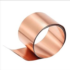 Pure Copper Sheet Roll 24gauge 26gauge 28gauge Thickness 2mm Width 2 In Length 1