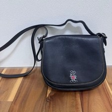 COACH Disney Mickey Mouse Collaboration Leather Shoulder Bag Crossbody