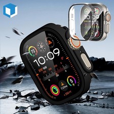 For Apple Watch iWatch Ultra 49mm Hard Bumper Full Cover Case Screen Protector