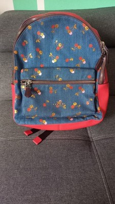 Coach Rucksack Cherry