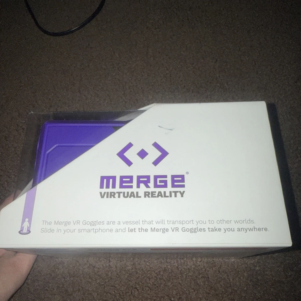 Merge 360 VR and AR Virtual Reality Goggles - Pulsar Purple  - Image 4 of 4