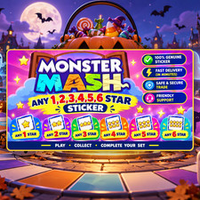 1 x Monopoly Go any 1,2,3,4,5,6?? star sticker (INSTANT SEND)