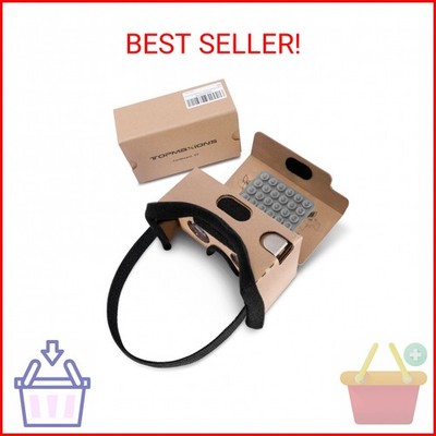 Google Cardboard,Topmaxions 3D VR Virtual Reality DIY VR Headset for 3D Movies a