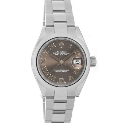 ROLEX Datejust28 279160 Dark Gray Roman Oyster Warranty 2021