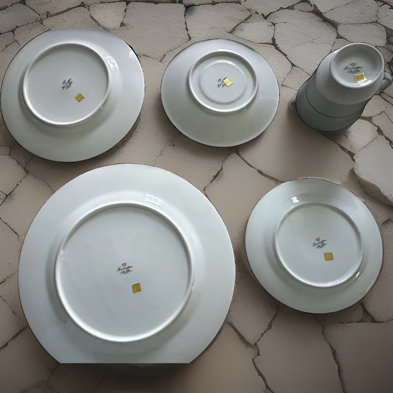 Wow!  Fine China Petite Fleurs 5 Piece Of 4 Sets 5858-KA Vintage