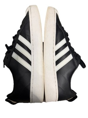 Adidas Streetcheck Cloudfoam Court Black White Low-Top Leather Sneakers GW5489