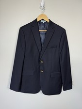Class Club Dillards Boys Navy Wool Blend Blazer Gold Buttons Size 20 Formal
