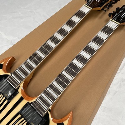 Wylde Audio Barbarian Double Neck ElectricGuitar Gloss Black
