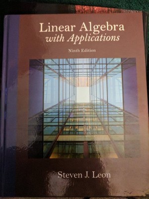 Linear Algebra with Applications (9th Edition) - Pearson 2014 - GOOD