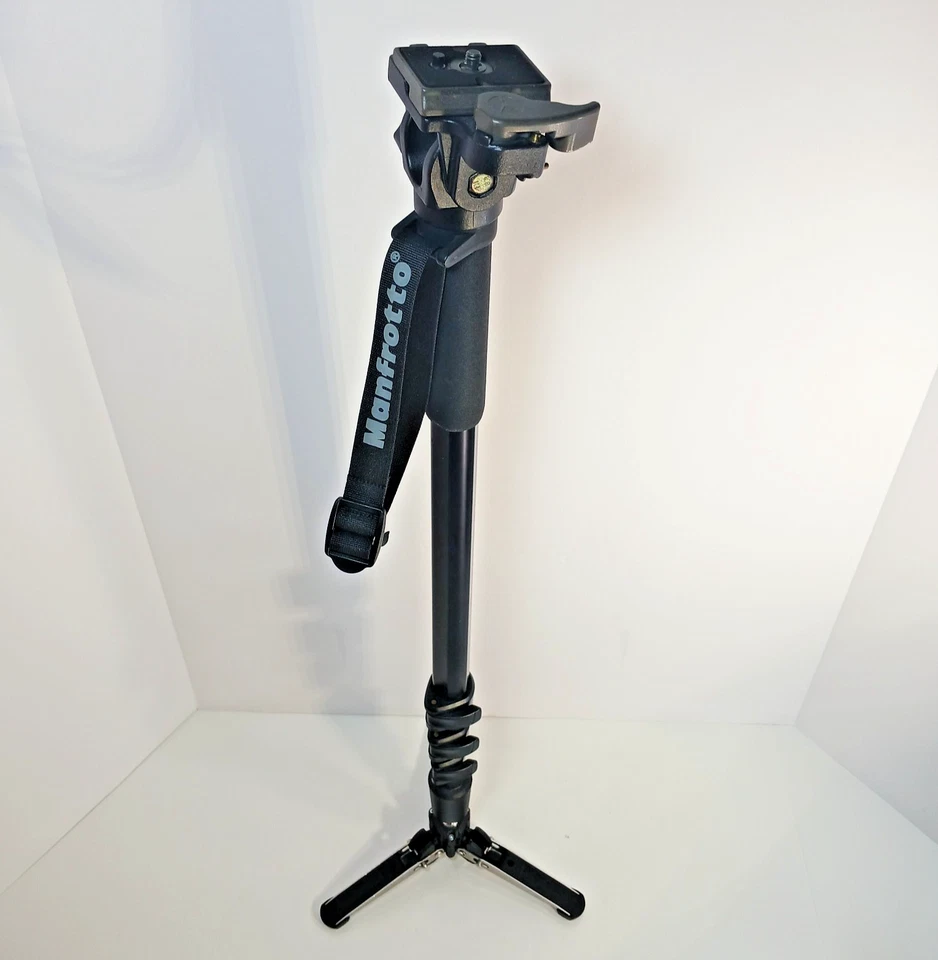 Manfrotto Camera Tripod/Monopod 560B-1 With Quick Release Plate - Image 4 of 4