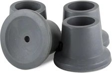 Wide Rubber Replacement Tips for Shower Benches, Commodes, and Transfer Benches