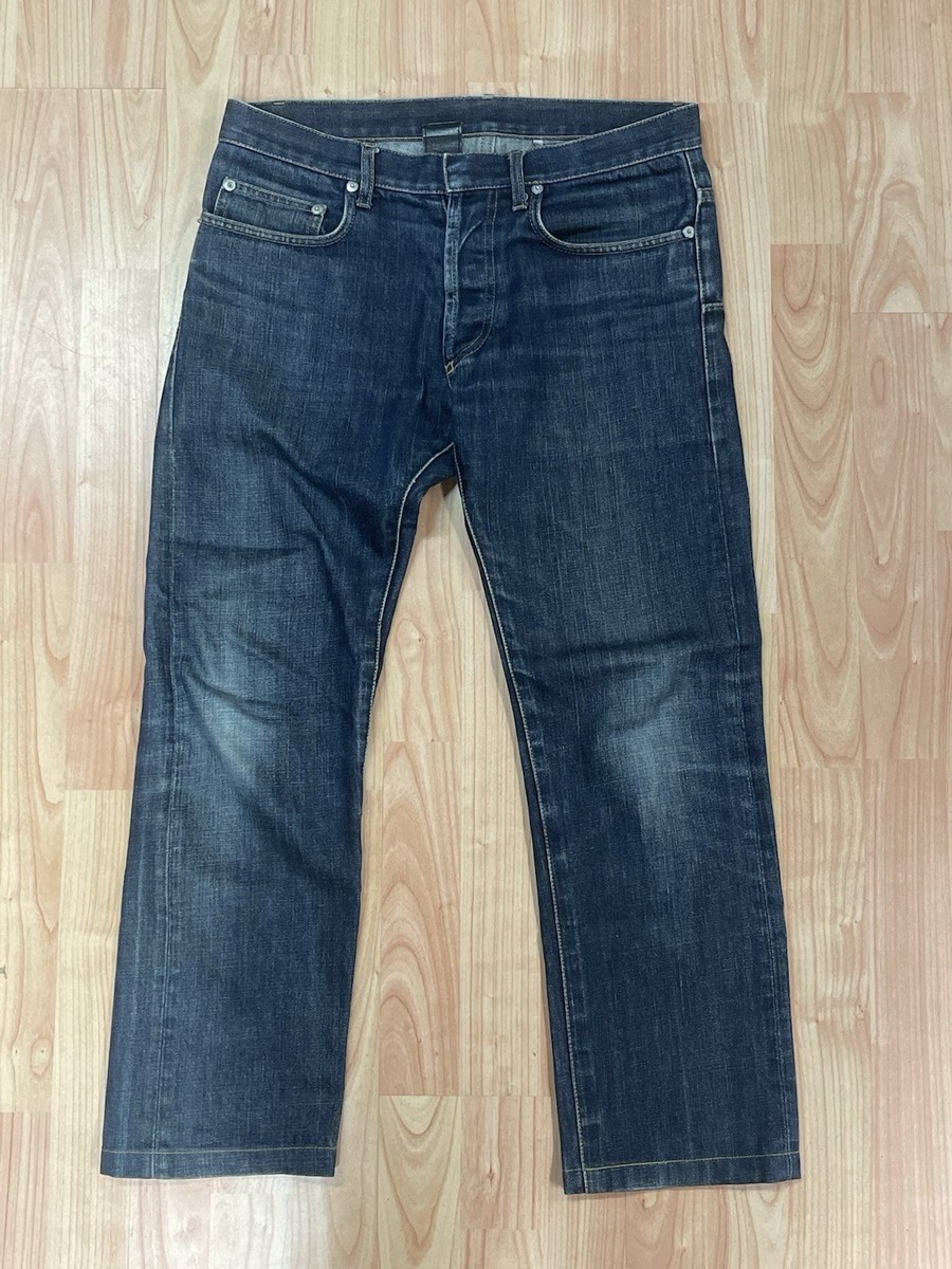 Dior Homme denim jeans sz29 slim by hedi slimane Men's shortened