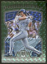 2021 Panini Mosaic Producers Green Prizm #P9 Robin Yount Milwaukee Brewers
