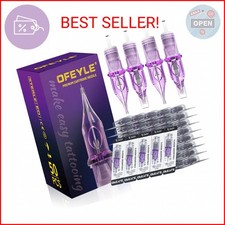 OFEYLE Tattoo Cartridge Needles 50PCS Assorted Mixed Size Round Liner Shader Mag