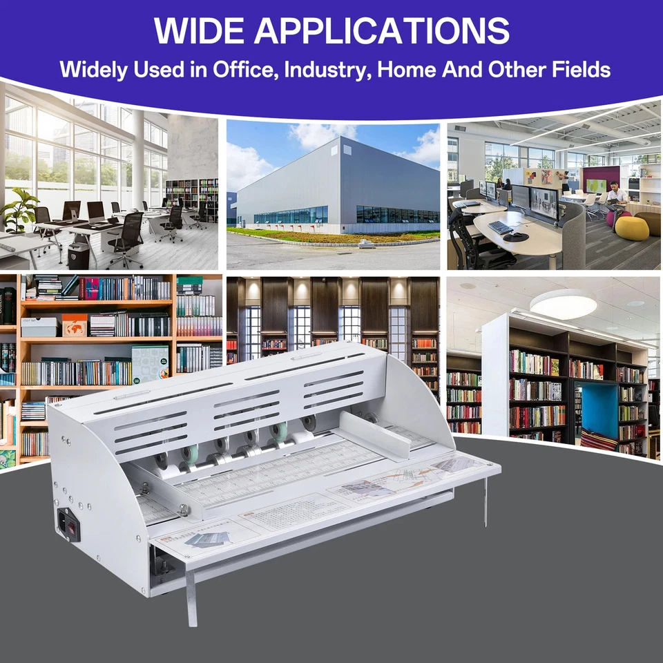 Paper Folding Machine Adjustable Paper Perforating Tool Electric Paper Cutter - Image 4 of 4