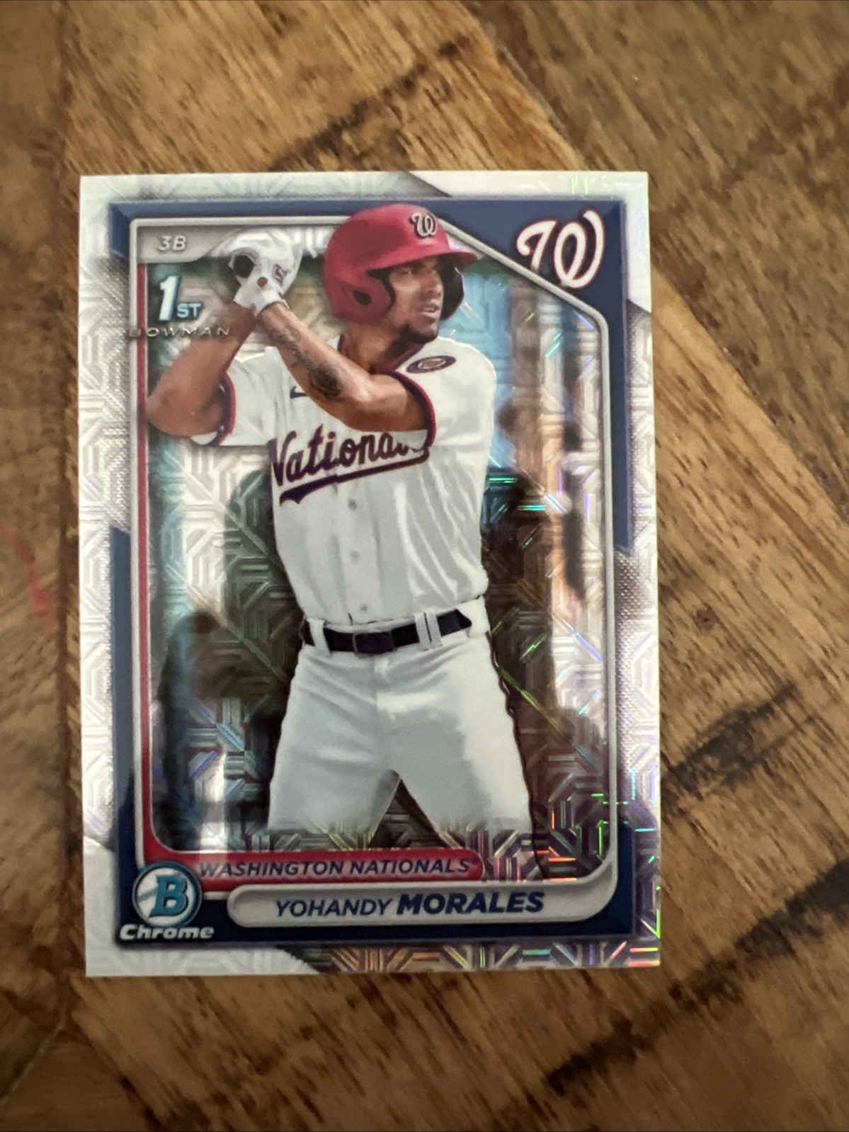 2024 Bowman - Chrome Prospects Yohandy Morales #BCP-52 Mojo Refractor (RC)