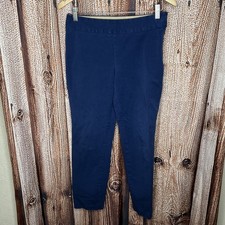 Lands End Womens Pant Size 2 Blue Baumwolle Elastane Blend Casual Business