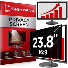23.8 Inch 16:9 Computer Privacy Screen Filter for Monitor - Privacy Shield an...