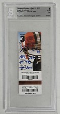 Andy Dalton Signed NFL Debut 1st TD & Win Ticket 9/11/11 Beckett Auto 10 Bengals