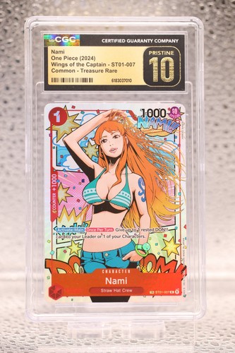Nami (Treasure Rare) graded CGC 10 for sale on eBay