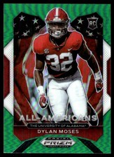Dylan Moses 2021 Panini Prizm D/P Collegiate #190 Alabama Crimson Tide SEE SCAN!