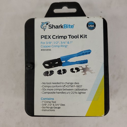 SharkBite 865896 PEX Crimp Ring Tool Kit Only - *READ*