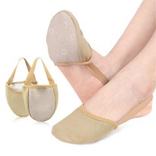 Ballet Dance Shoes Toe Pads, 1 Pair Elastic Toe Pouches Pad Soft Toe Cap Cove...