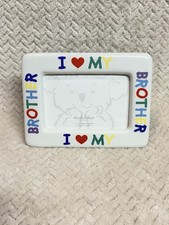 Vintage Koala Kidcore Baby Picture Frame I Love My Brother Primary Colors 4x6