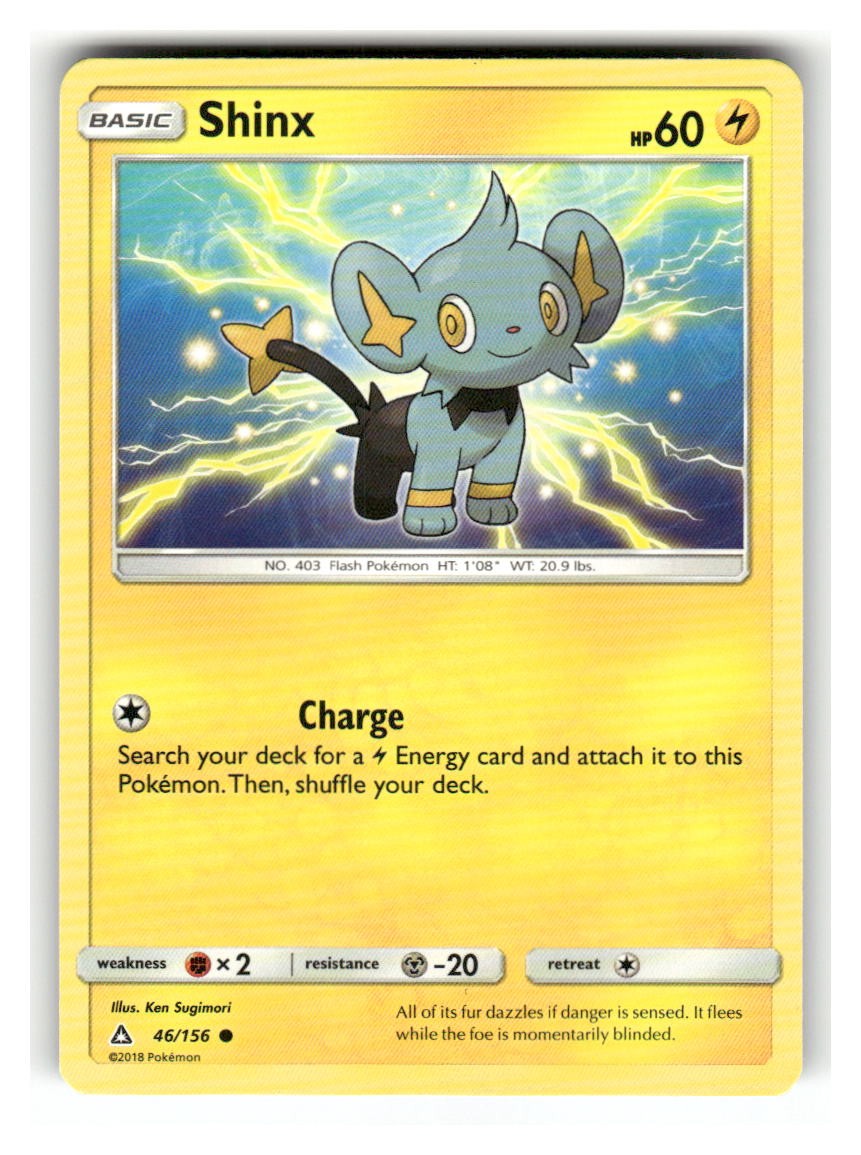 Shinx 46/156 Common Ultra Prism Pokemon Near Mint
