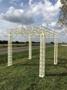 Metal Pergola, Flat Top Gazebo, Backyard Gazebo, Outdoor Patio, Garden Arbor