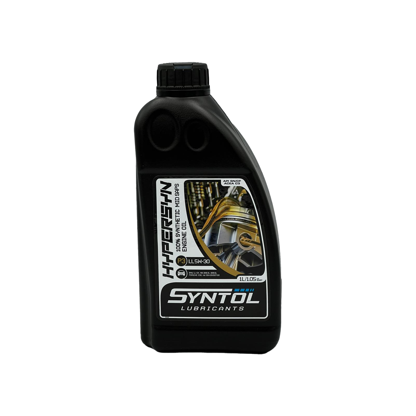 5W30 Fully Synthetic Engine Oil LongLife Mid Saps API SN VW 504/507 1L