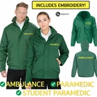 Ambulance Paramedic Thermal Jacket PRINTED First Aid Medical, Healthcare Student