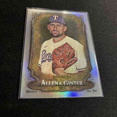 Nathan Eovaldi 2024 Topps Allen & Ginter Hot Box Rainbow Foil #114 Texas Rangers