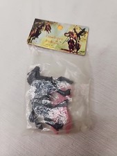 Vintage Western Cowboy  Indians Plastic Dime Store Figure NOS Pink Indian