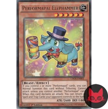 Yugioh Performapaler Elephammer CROS-DE002 Rare 1. Auflage NM