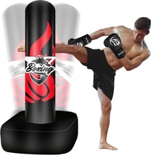 Adult Freestanding Heavy Punching Bag 175 Cm – Inflatable Stand-Up Home Punching