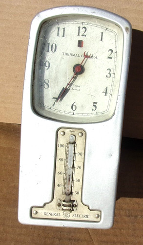 VINTAGE 1930s GENERAL ELECTRIC THERMAL CONTROL WALL THERMOSTAT TYPE B2, Mod. M1