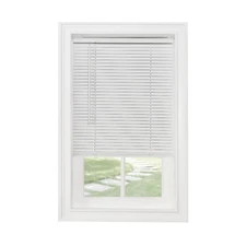 Cordless Vinyl Light Filtering Mini Blind Window Shade 58 Inch Width by 48 Inch