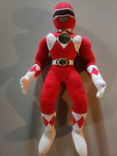 Hasbro Power Rangers 18" Plush Toy Red Ranger Vintage 1994, Kid Dimensions