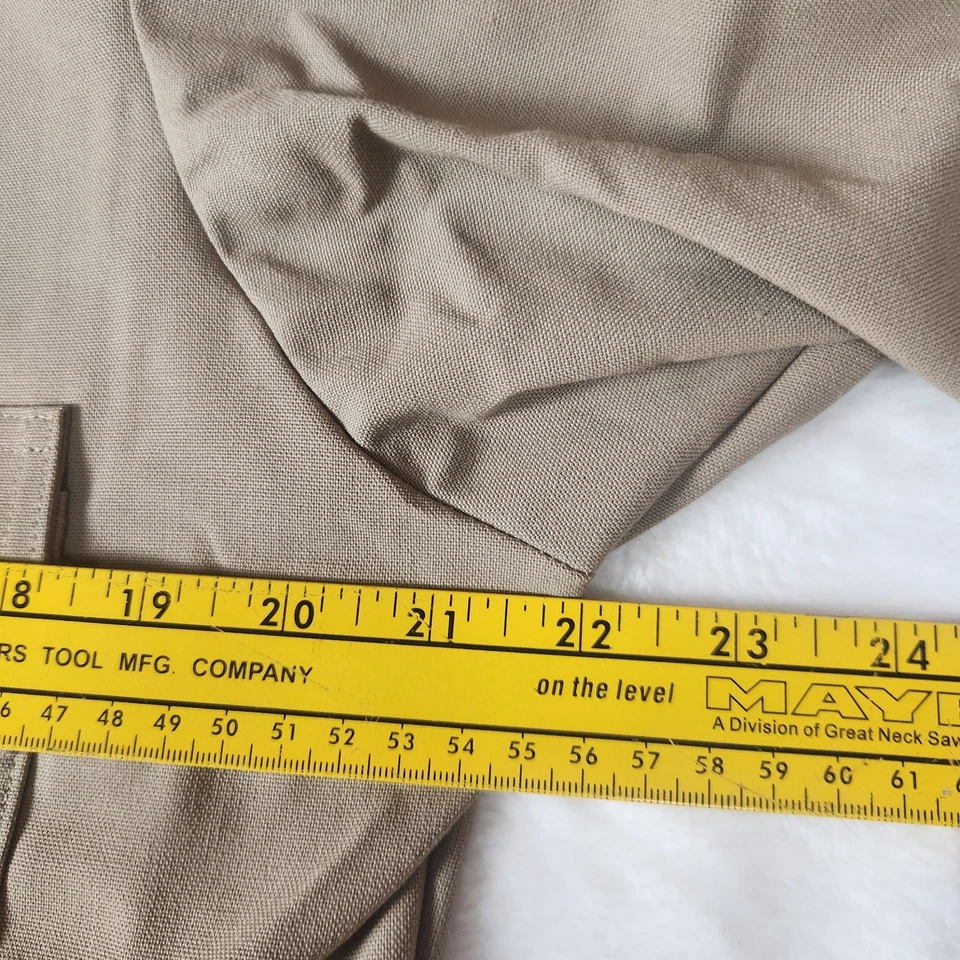 Elbeco 09772 Duty Max Nano Dry SS Uniform Work Shirt NWT Size 40 Khaki USA Made - Image 2 of 4