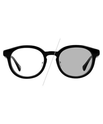 Zoff [WEB Exklusiv] UNITED ARROWS Boston-Stil photochrome Sonnenbrille schwarz