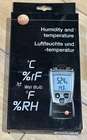 Testo 610 Digital Temp Temperature Thermometer Humidity Meter - With case BNIB