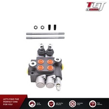 2 Spool Hydraulic Control Valve Double Acting 13 GPM 3600 PSI SAE Ports 3600Psi