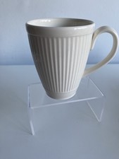 Wedgwood Windsor Ribbed Small Mug Cream Espresso Coffee Cup Discontinued