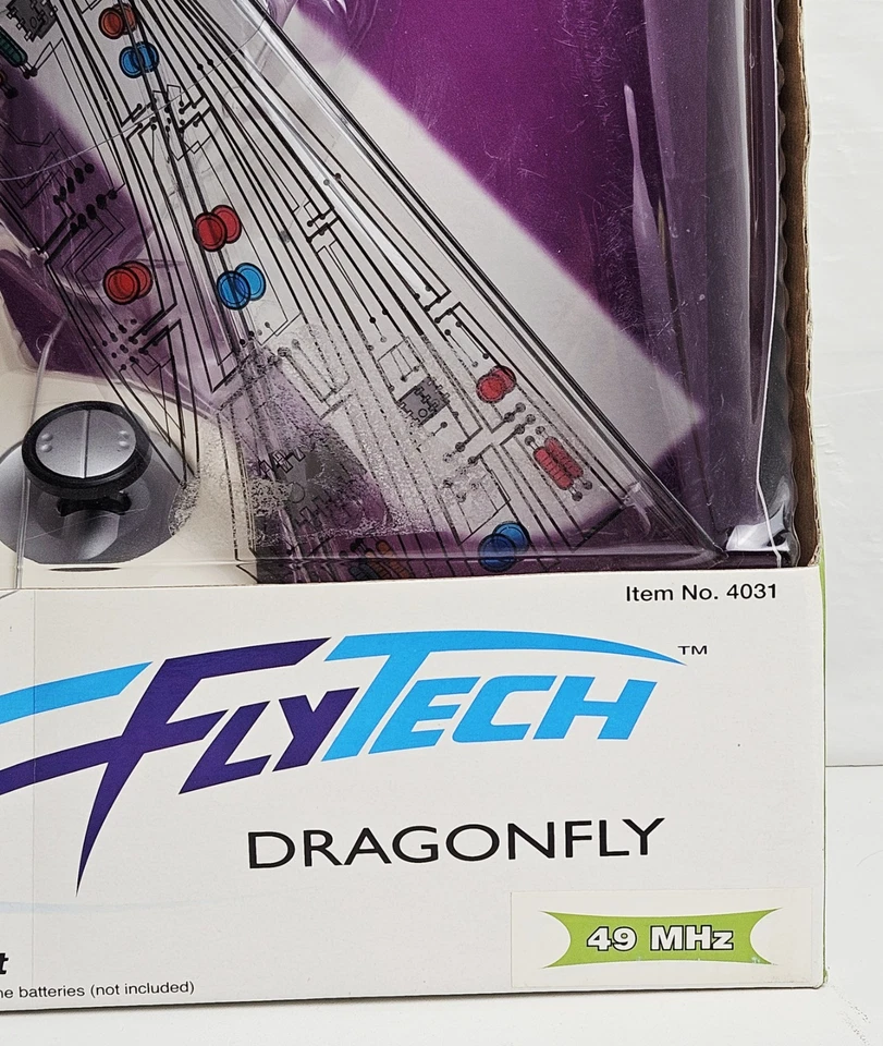 WowWee Flytech Robotic Dragonfly Remote Control RC Radio Insect Drone 49 MHz New - Image 2 of 4